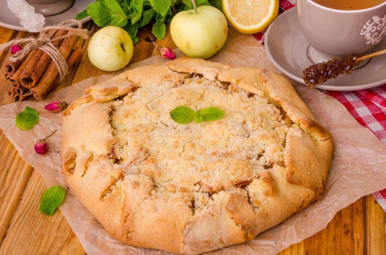 Galette de queijo e presunto