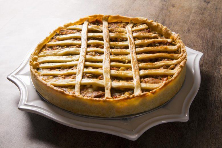 Torta de frango tradicional