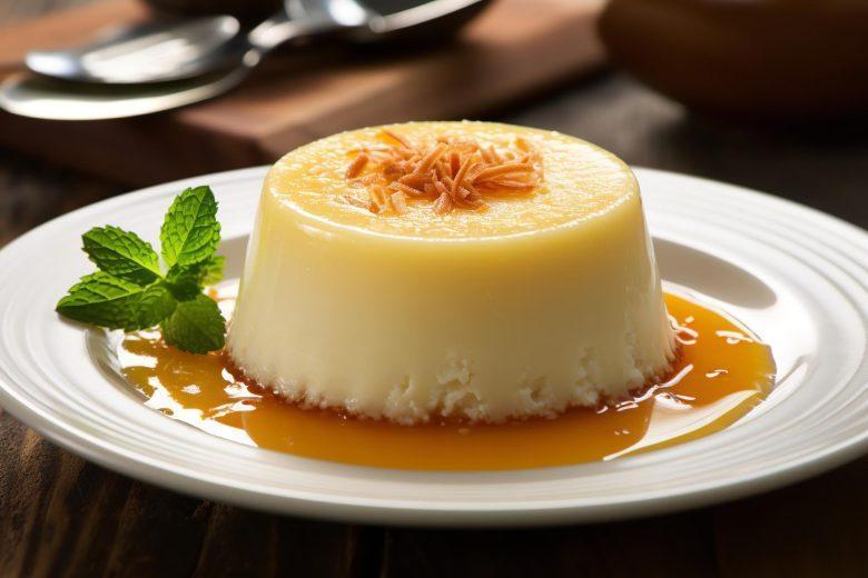 Flan rápido de baunilha