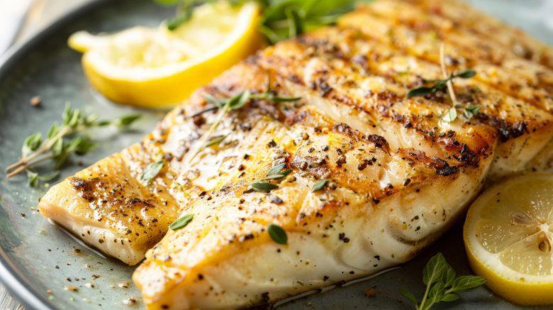 Bacalhau ao forno com limão