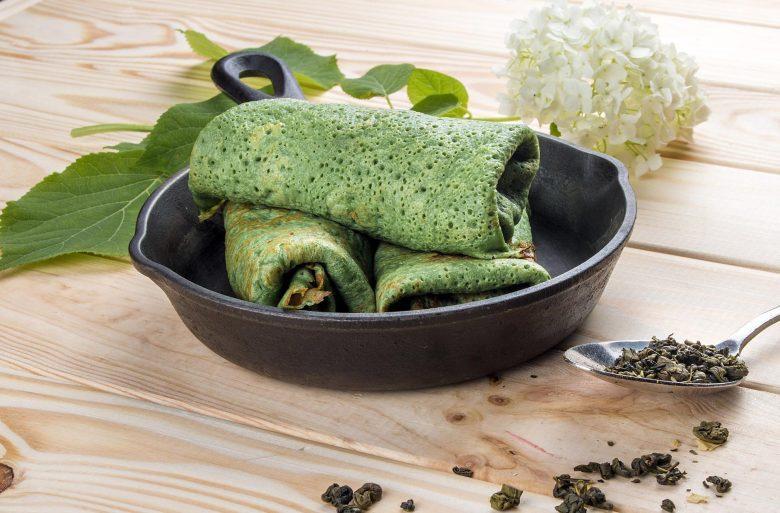 Massa verde para panqueca