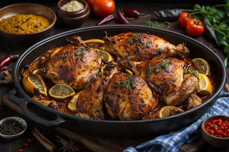 Frango com especiarias