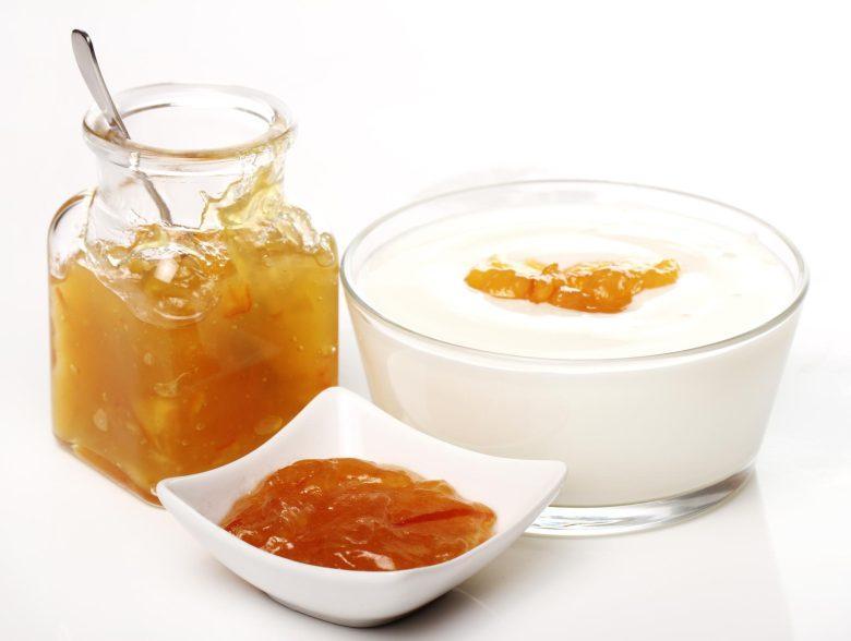 Geleia de laranja e maçã