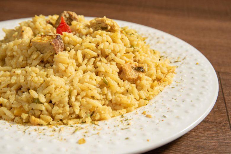 Risoto de frango básico