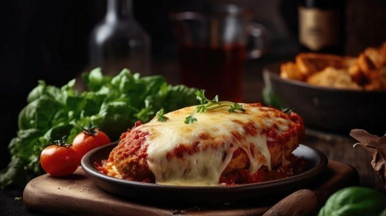 Frango à parmegiana delicioso