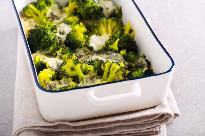Brócolis gratinados