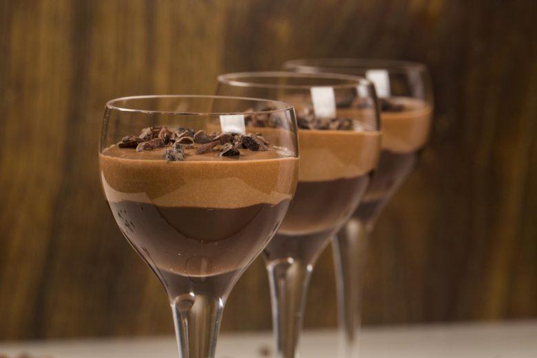 Mousse rápida de chocolate