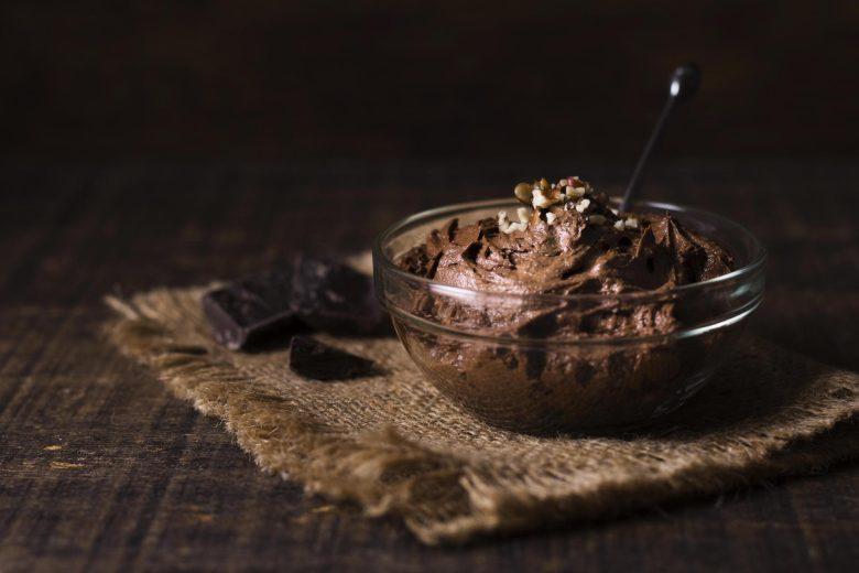 Mousse fácil de chocolate