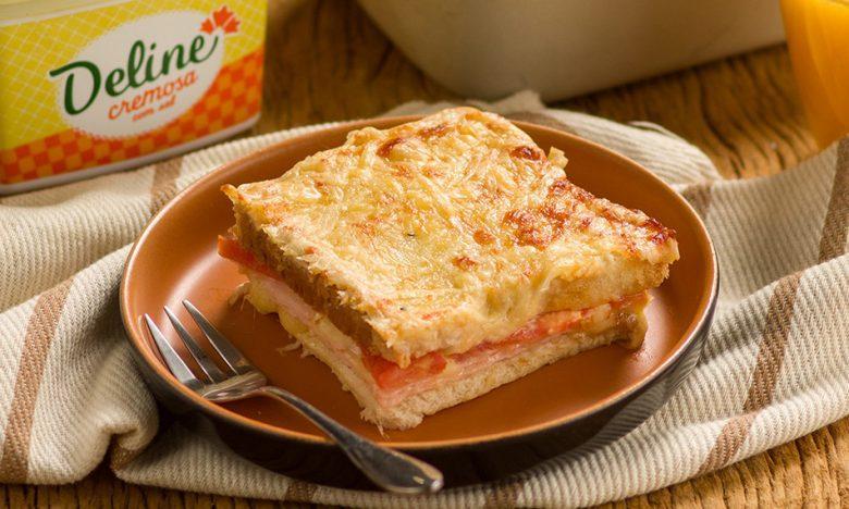 Torta misto quente