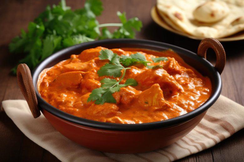 Curry de frango cremoso