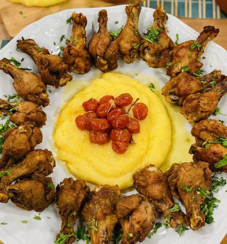 Frango à passarinho na pressão
