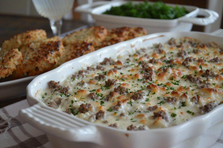 Gratinado de carne moída