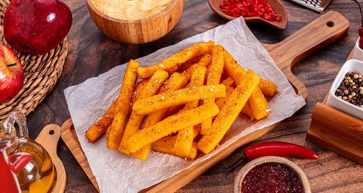 Palitinho de polenta assada