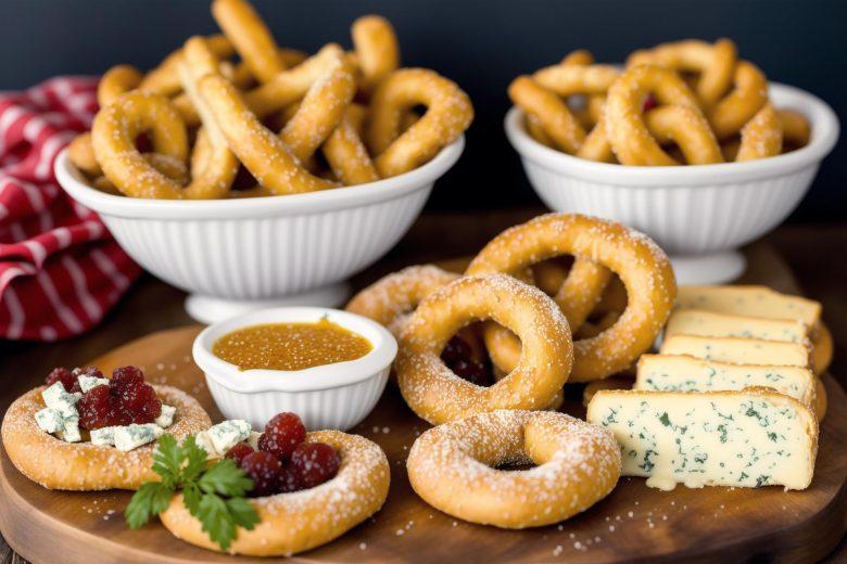 Pretzel com açúcar e canela