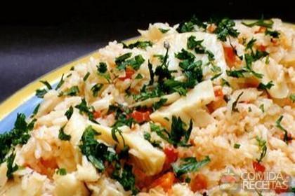 Arroz de bacalhau ao forno
