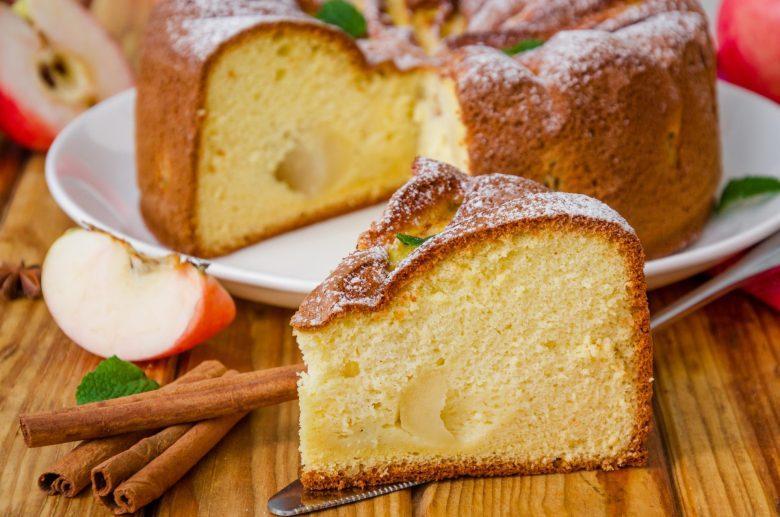 Bolo de maçã à antiga