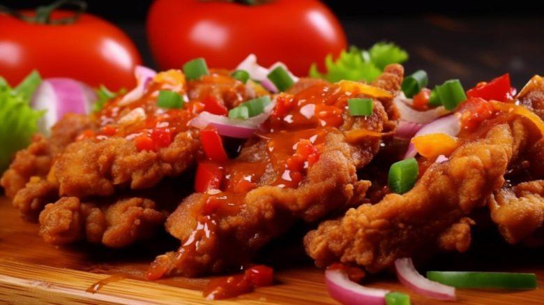 Iscas de carne empanadas