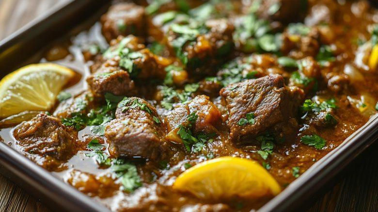 Guisado de carne ao forno
