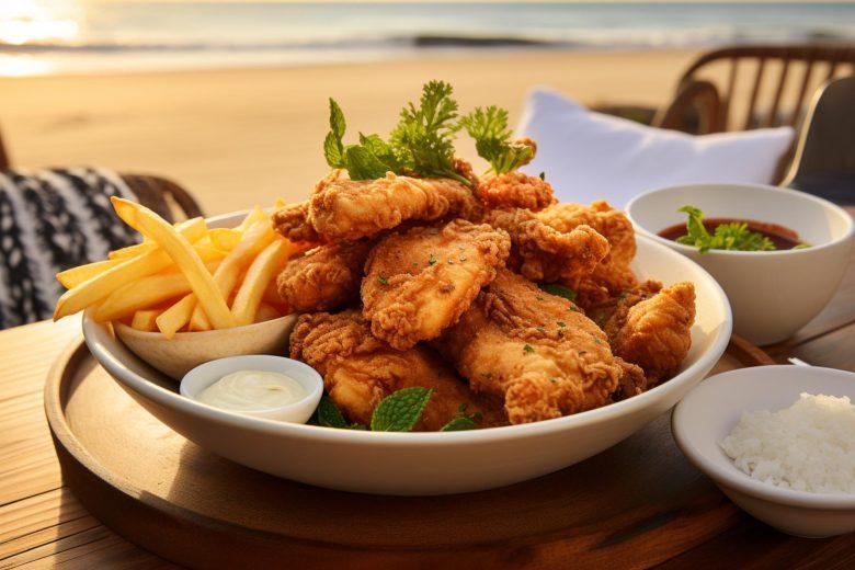 Peixe empanado ao molho tarê
