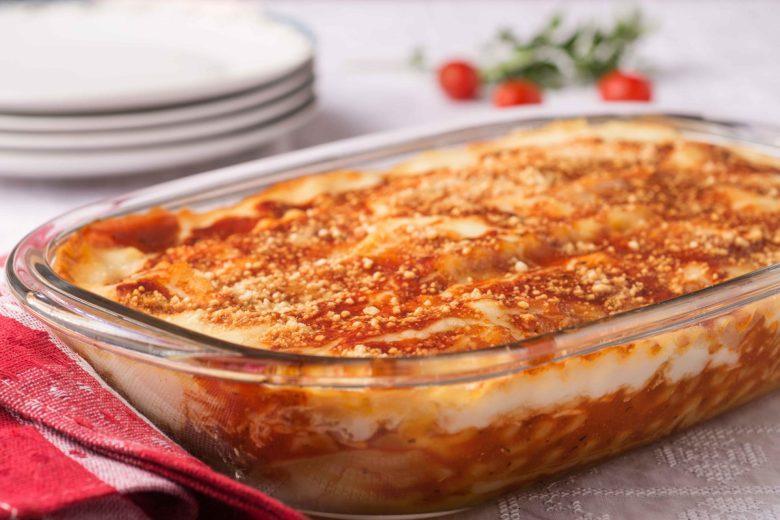 Lasanha de frango especial