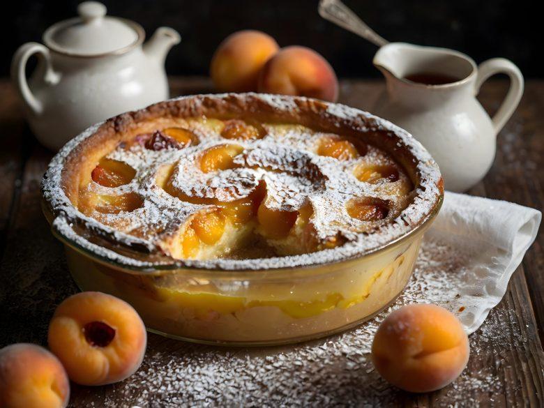 Pêssego clafouti