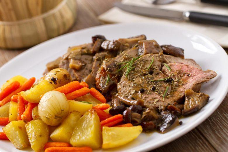 Lombo ao molho de shitake