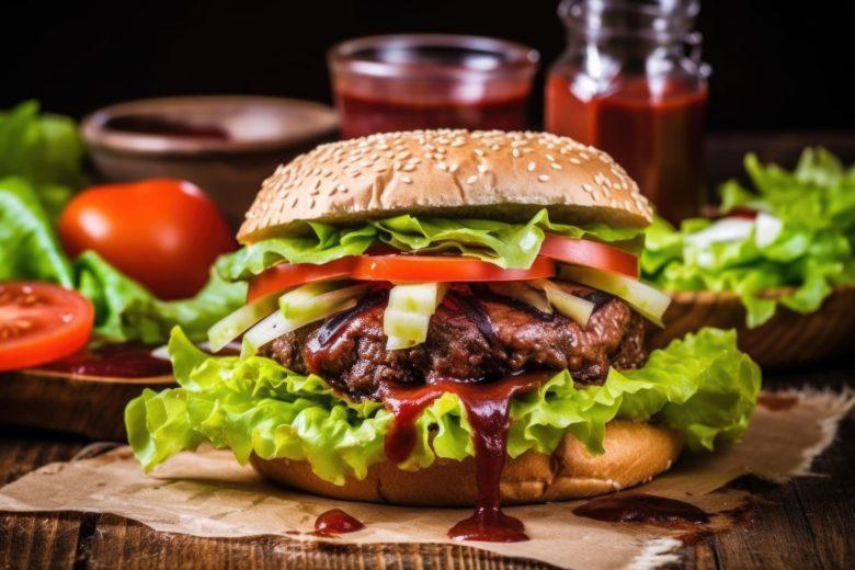 Hambúrguer de costelinha de porco
