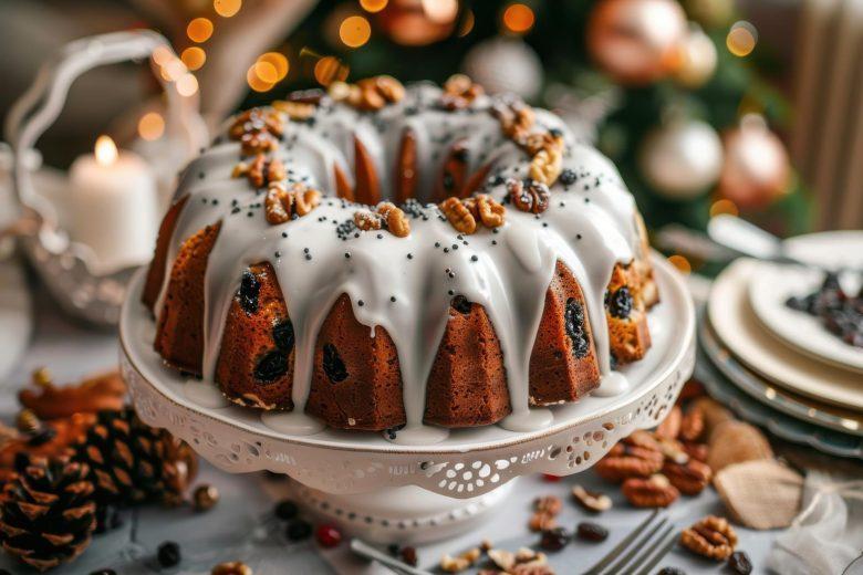 Bolo com especiarias de natal