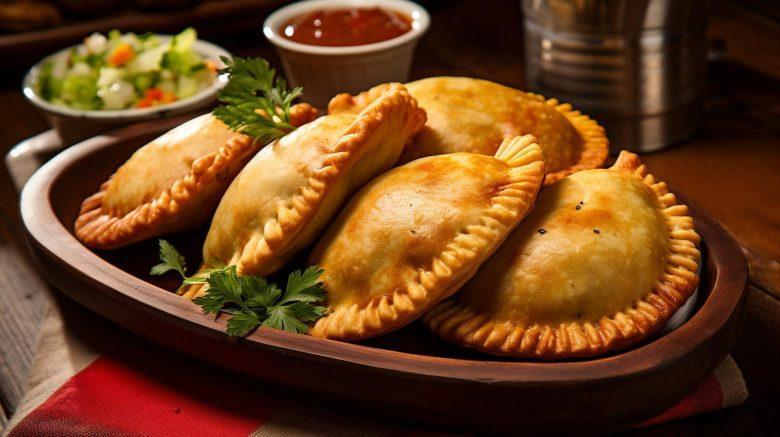 Empanada de frango com alho