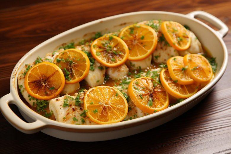 Bacalhau ao molho de laranja