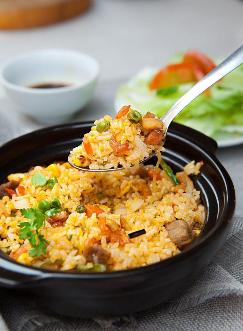 Arroz integral chinês