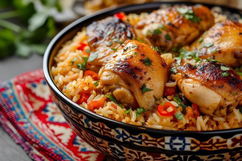 Arroz caipira de frango