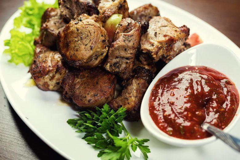 Carne de porco em vinho tinto