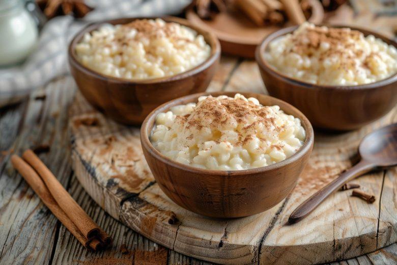 Arroz doce cremoso na pressão