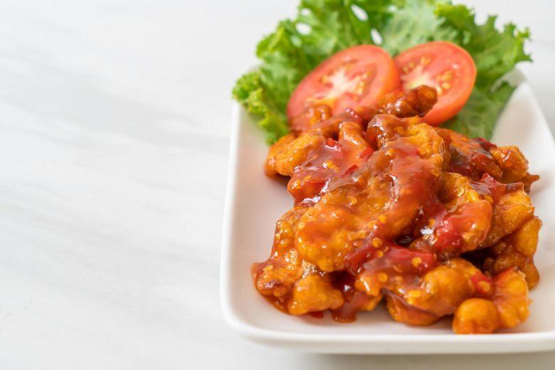 Frango assado com sweet Chili