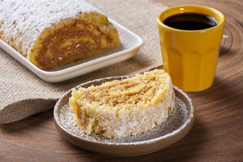 Rocambole prático de leite condensado