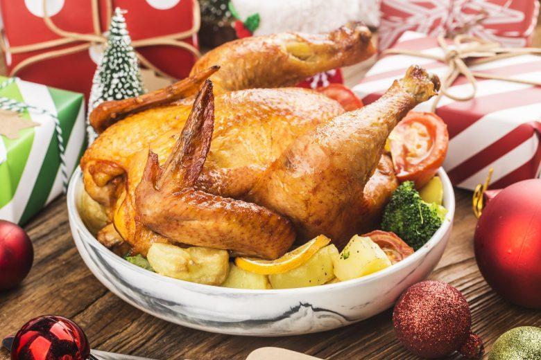Frango assado surpresa