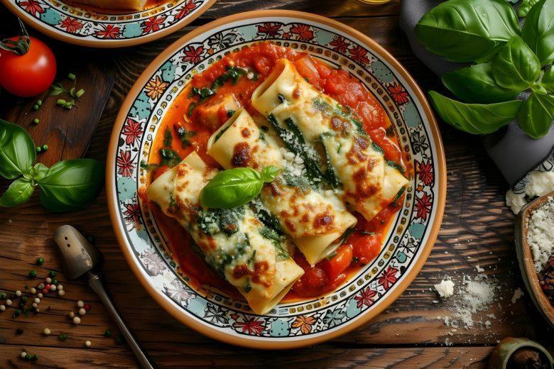 Panqueca de cenoura com espinafre