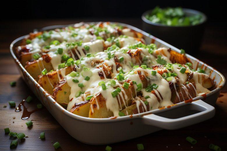 Batata doce gratinada