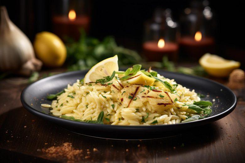 Risoto de limão diferente