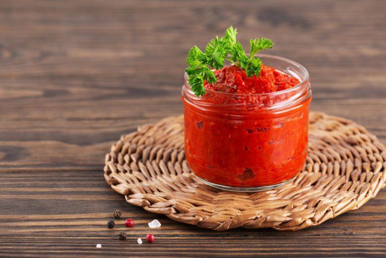 Molho de tomate e pimentão
