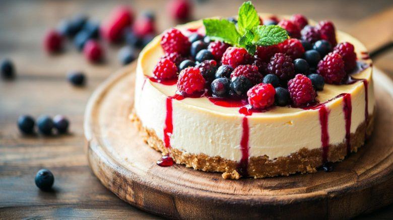 Cheesecake de micro-ondas