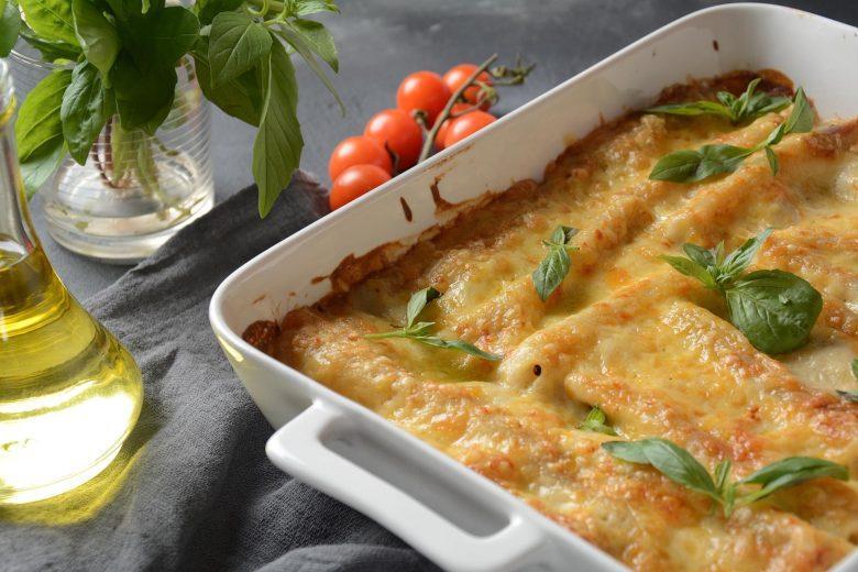 Canelone ao forno