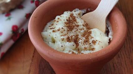 Arroz doce cremoso light