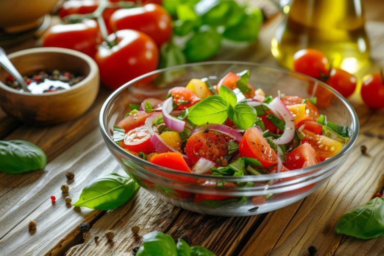 Salada de tomate cereja