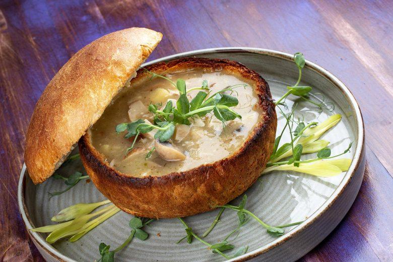 Sopa de cogumelo diferente