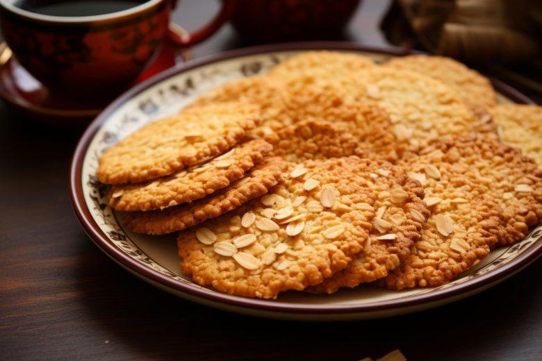 Biscoitos de manteiga e amêndoa