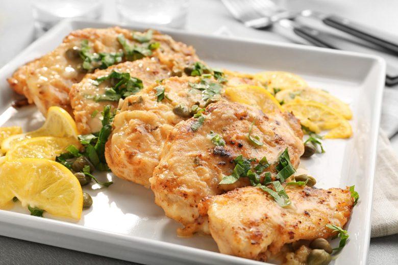 Frango com alcaparras