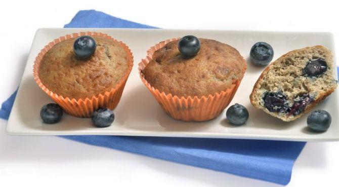 Muffins de mirtilo