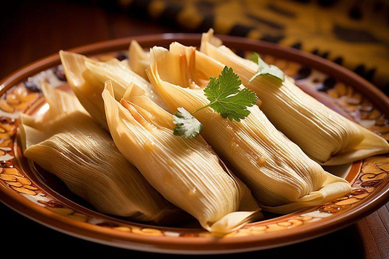 Tamale de porco com pimenta